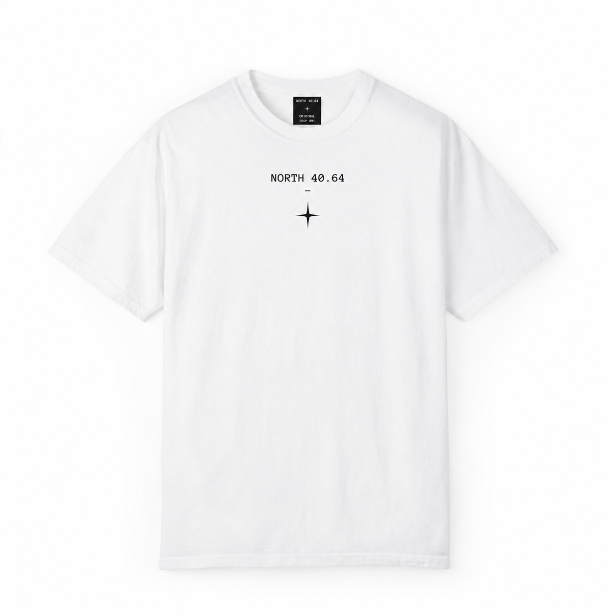 White T-shirt front view